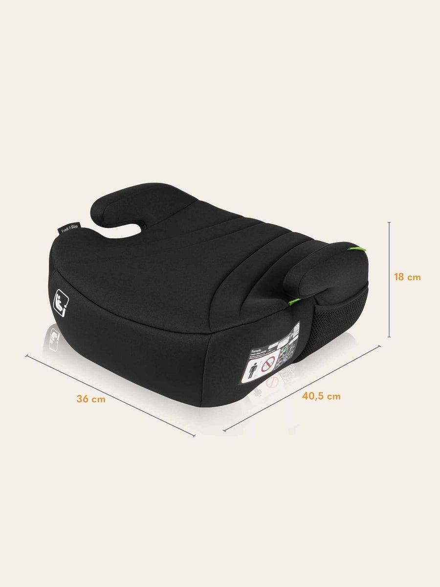 Lionelo Luuk I-Size Booster Car Seat for Kids 22-36kg/125-150cm Black Lionelo Mama's Joy