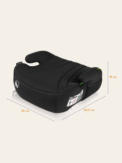 Lionelo Luuk I-Size Booster Car Seat for Kids 22-36kg/125-150cm Black Lionelo Mama's Joy