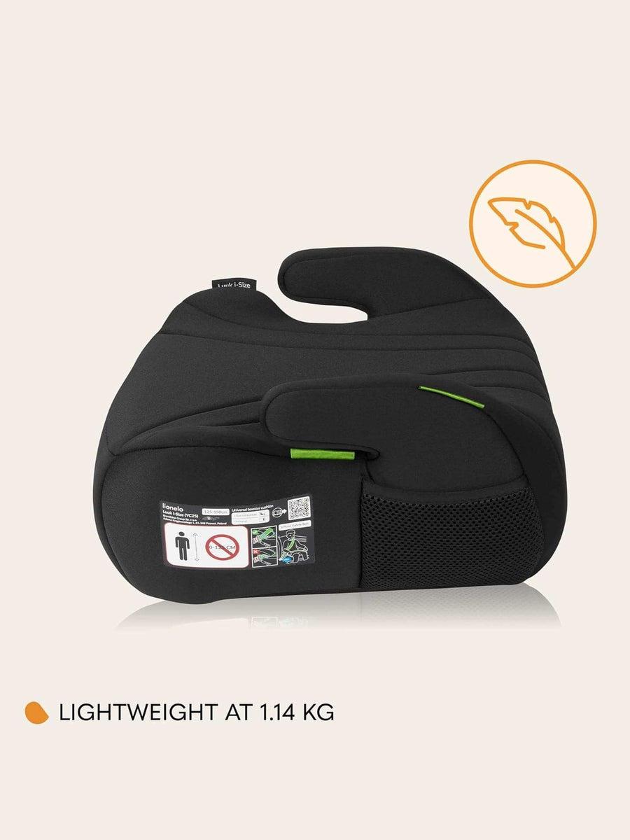 Lionelo Luuk I-Size Booster Car Seat for Kids 22-36kg/125-150cm Black Lionelo Mama's Joy