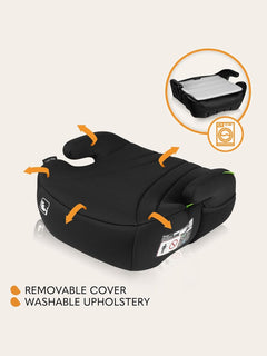Lionelo Luuk I-Size Booster Car Seat for Kids 22-36kg/125-150cm Black Lionelo Mama's Joy