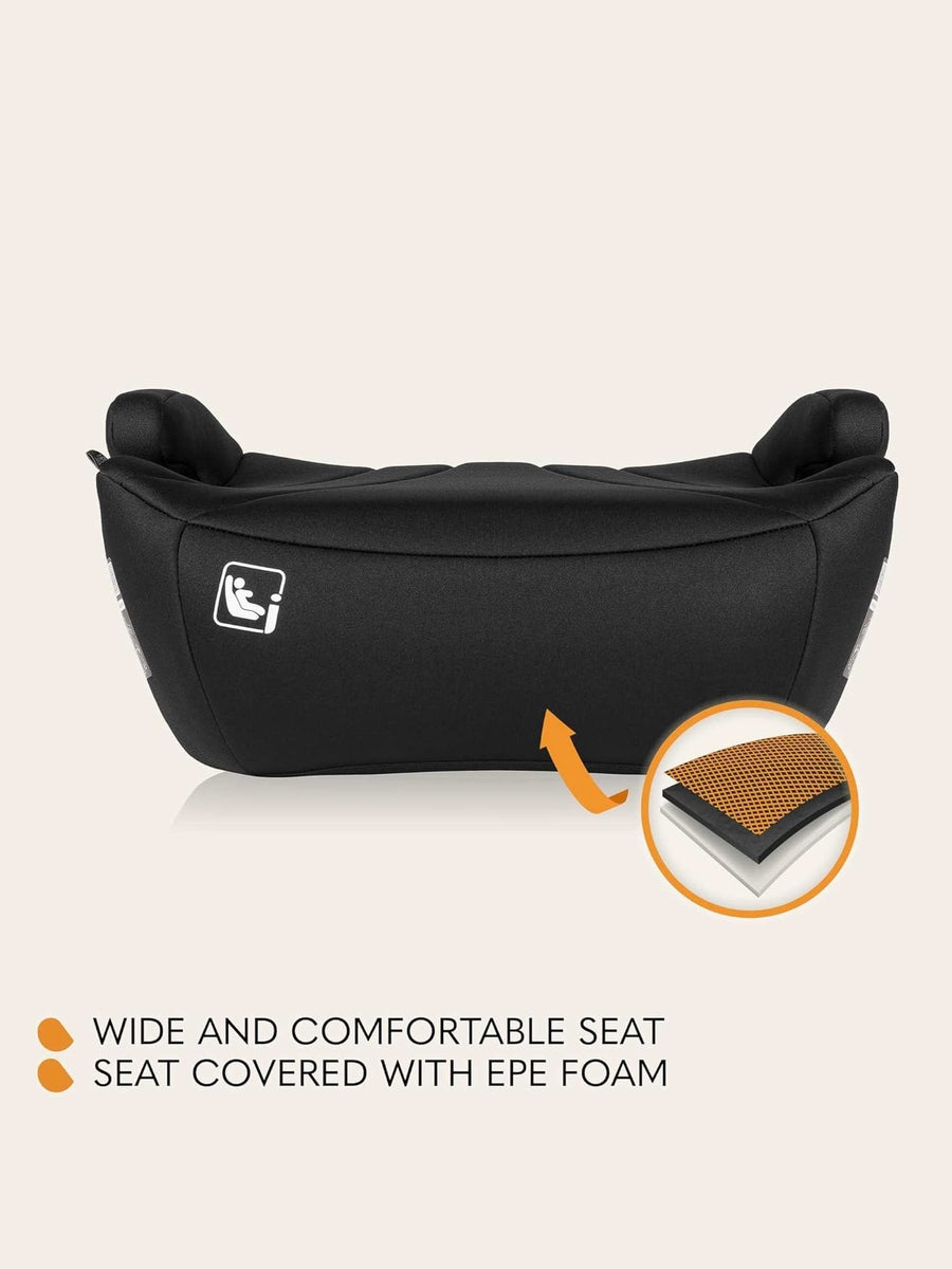 Lionelo Luuk I-Size Booster Car Seat for Kids 22-36kg/125-150cm Black Lionelo Mama's Joy