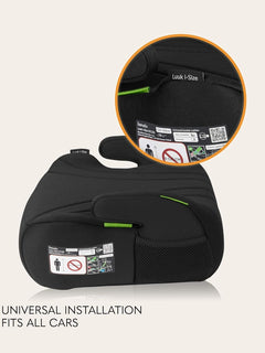 Lionelo Luuk I-Size Booster Car Seat for Kids 22-36kg/125-150cm Black Lionelo Mama's Joy
