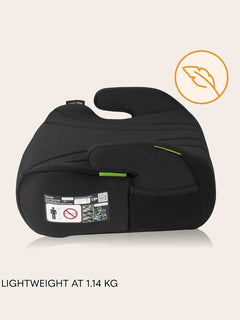 Lionelo Luuk I-Size Booster Car Seat for Kids 22-36kg/125-150cm Black Lionelo Mama's Joy