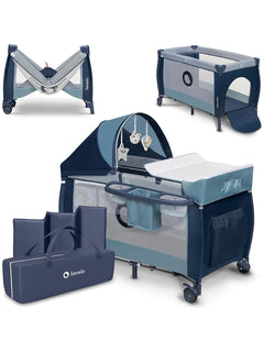 Lionelo Sven Plus 2-in-1 Travel Cot & Portable Baby Zone 0–36 Months Lionelo Mama's Joy