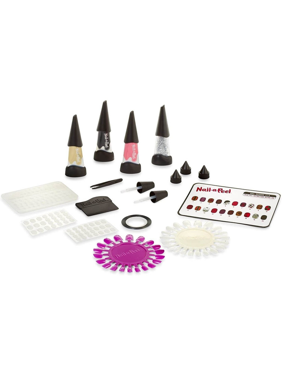 MGA Nail-a-Peel 3D Manicure Theme Sugar Rush Rock Out Kits w/ 50+ Designs Girly MGA Mama's Joy
