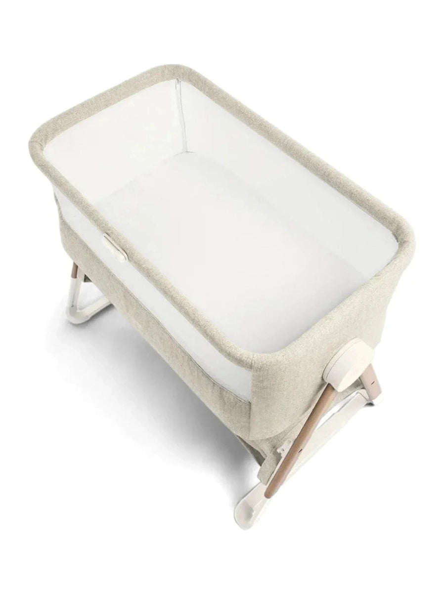 Mamas & Papas Lua Bedside Crib – Fawn Beige | Adjustable Co-Sleeping Crib Mamas & Papas Mama's Joy