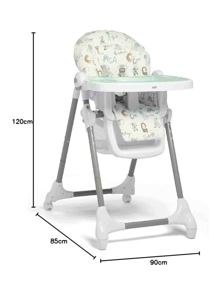 Mamas & Papas Snax Low Adjustable Highchair with Removable Tray – Animal Alphabet mamas & papas Mama's Joy