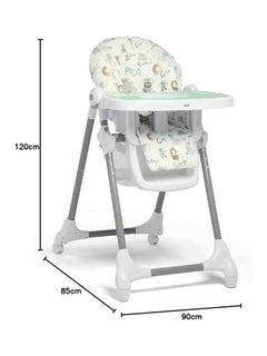 Mamas & Papas Snax Low Adjustable Highchair with Removable Tray – Animal Alphabet mamas & papas Mama's Joy