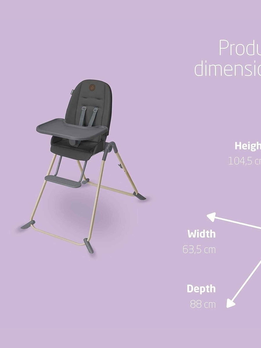 Maxi-Cosi Ava Baby Highchair with 3 Recline Positions Ultra-Compact Fold Light Maxi-Cosi Mama's Joy