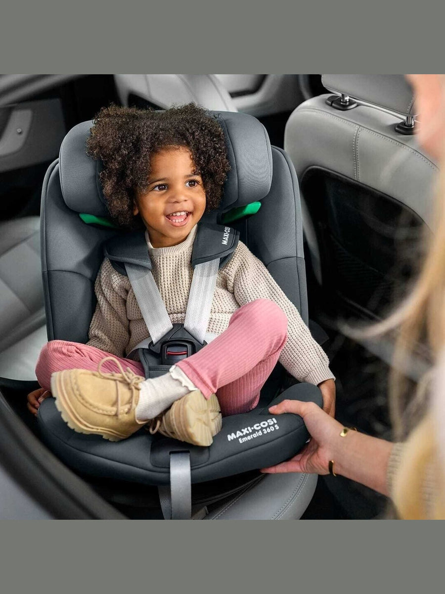 Maxi-Cosi Emerald 360 S Comfort Car Seat Carrier, i-Size, ISOFIX - Tonal Black Maxi-Cosi Mama's Joy