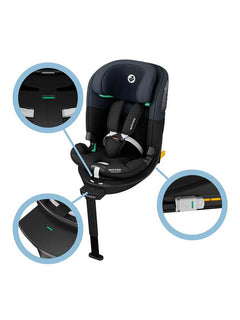 Maxi-Cosi Emerald 360 S Comfort Car Seat Carrier, i-Size, ISOFIX - Tonal Black Maxi-Cosi Mama's Joy