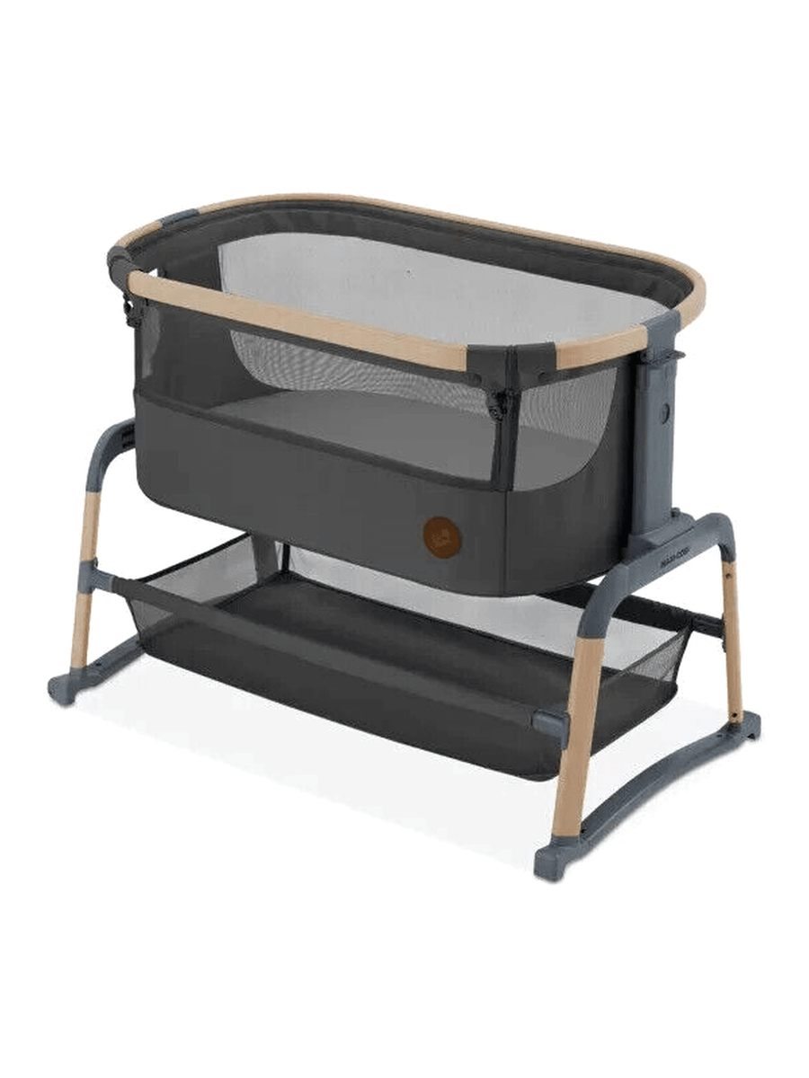 Maxi-Cosi Iora Air Bedside Crib, Cotbed Comfortable Co Sleeper - Beyond Graphite Maxi-Cosi Mama's Joy