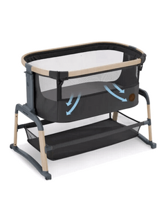 Maxi-Cosi Iora Air Bedside Crib, Cotbed Comfortable Co Sleeper - Beyond Graphite Maxi-Cosi Mama's Joy
