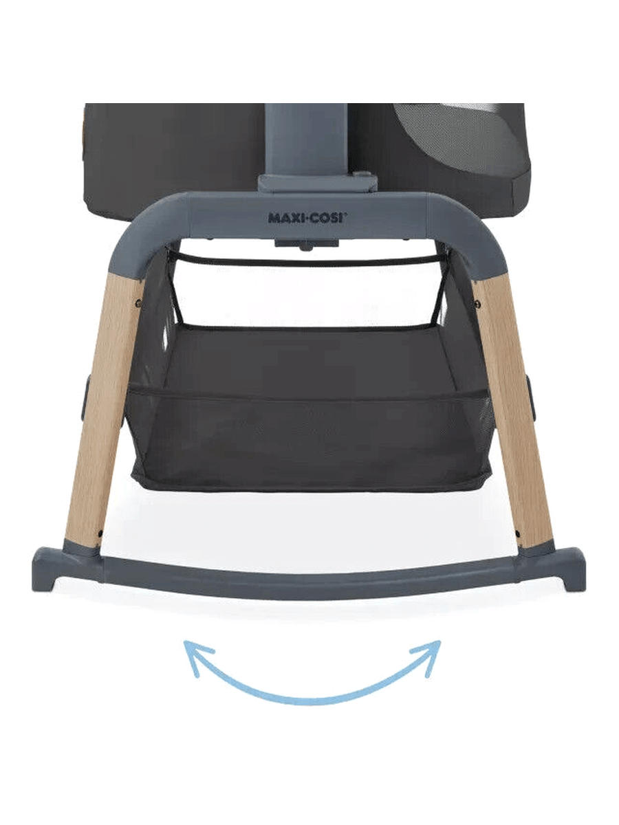 Maxi-Cosi Iora Air Bedside Crib, Cotbed Comfortable Co Sleeper - Beyond Graphite Maxi-Cosi Mama's Joy