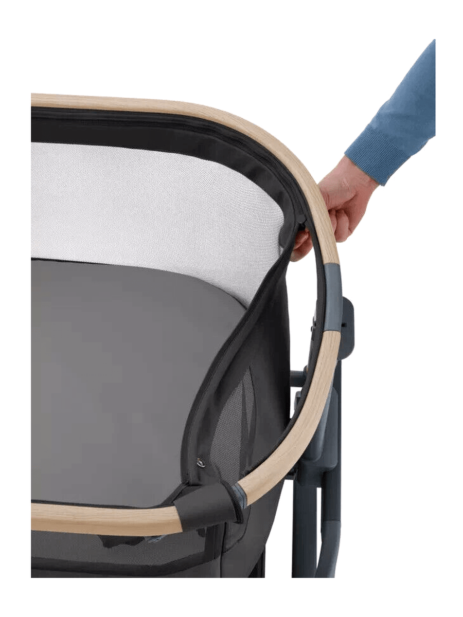 Maxi-Cosi Iora Air Bedside Crib, Cotbed Comfortable Co Sleeper - Beyond Graphite Maxi-Cosi Mama's Joy
