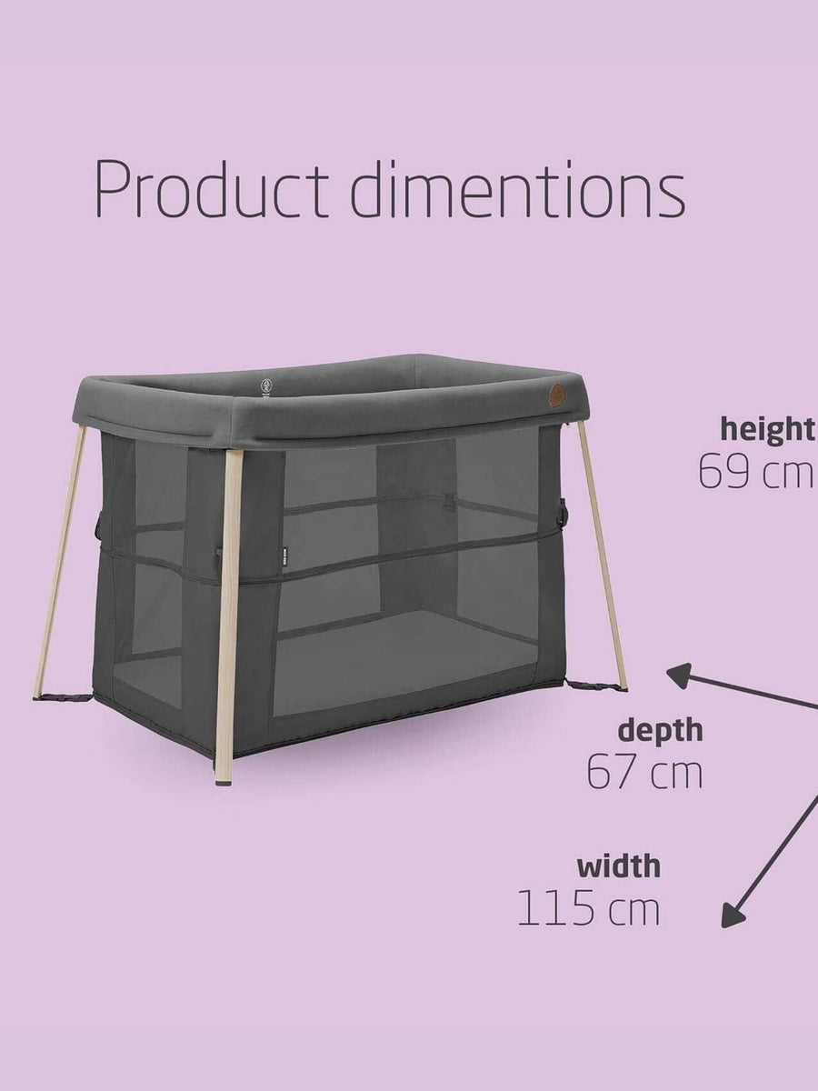 Maxi-Cosi Iris Baby Travel Cot 0 - 3 Years 2-in-1 Up to 15 kg Compact Travel Maxi-Cosi Mama's Joy