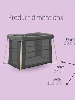 Maxi-Cosi Iris Baby Travel Cot 0 - 3 Years 2-in-1 Up to 15 kg Compact Travel Maxi-Cosi Mama's Joy