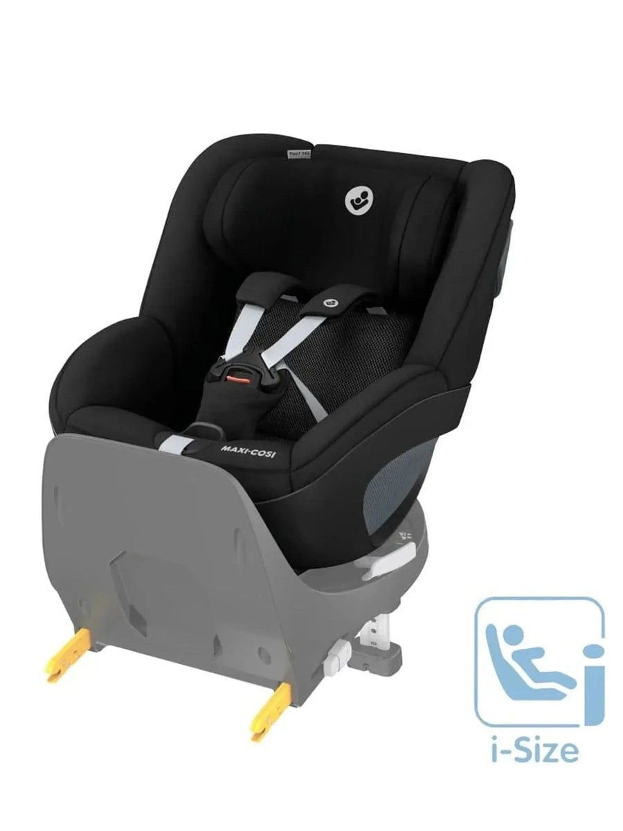 Maxi-Cosi Pearl 360 i-Size Baby Car Seat plus Newborn Inlay Birth to 4 Y - Black Maxi-Cosi Mama's Joy