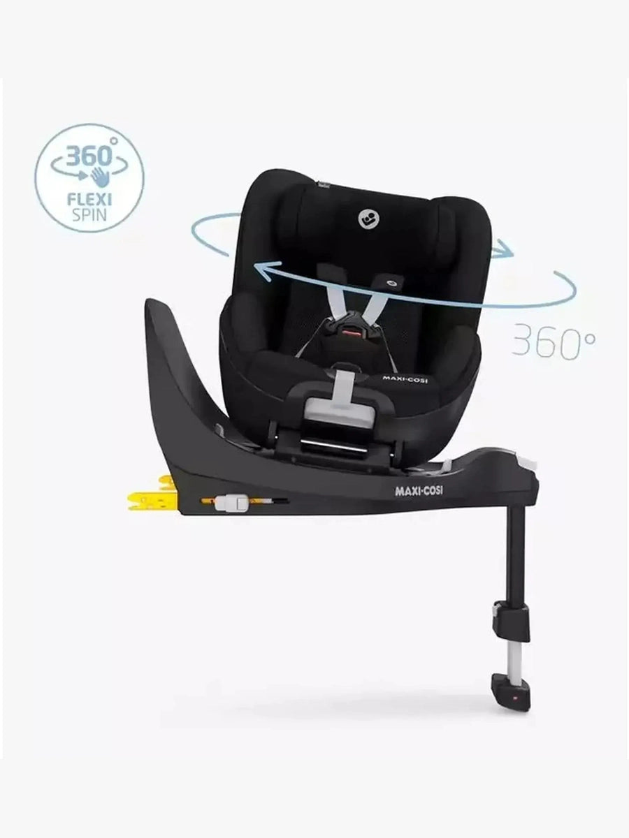 Maxi-Cosi Pearl 360 i-Size Baby Car Seat plus Newborn Inlay Birth to 4 Y - Black Maxi-Cosi Mama's Joy