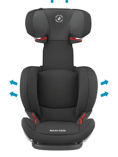 Maxi-Cosi RodiFix AirProtect Isofix Car Seat Booster 15-36kg Black Maxi-Cosi Mama's Joy