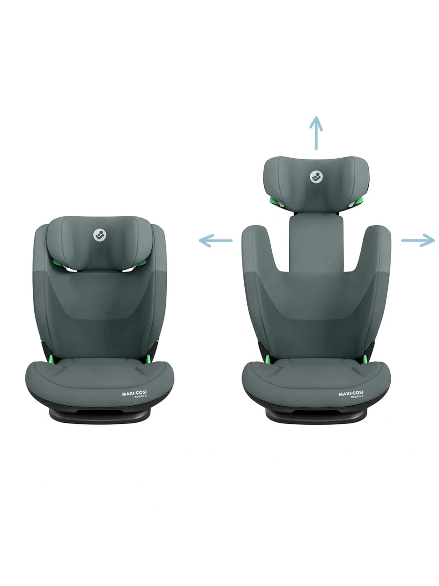 Maxi-Cosi RodiFix S Child Car Seat i-Size Safety ISOFIX, Group 2/3 - Tonal Graphite Maxi-Cosi Mama's Joy