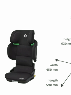 Maxi-Cosi Tanza i-Size, High Back Booster Seat, 3.5–12 Y, ISOFIX, Full Black Maxi-Cosi Mama's Joy