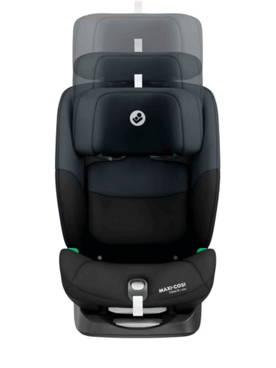 Maxi-Cosi Titan S Comfort i-Size, ISOFIX, Child Car Seat Universal - Tonal Black Maxi-Cosi Mama's Joy