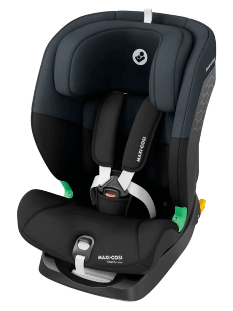 Maxi-Cosi Titan S Comfort i-Size, ISOFIX, Child Car Seat Universal - Tonal Black Maxi-Cosi Mama's Joy