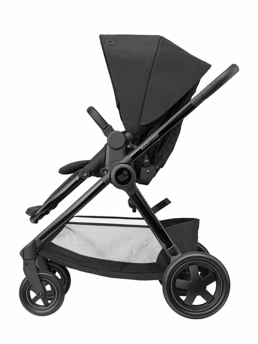 Maxi-cosi Adorra Luxe Baby Stroller Pushchair Shock Absorb Wheels Twillic Black Maxi-Cosi Mama's Joy