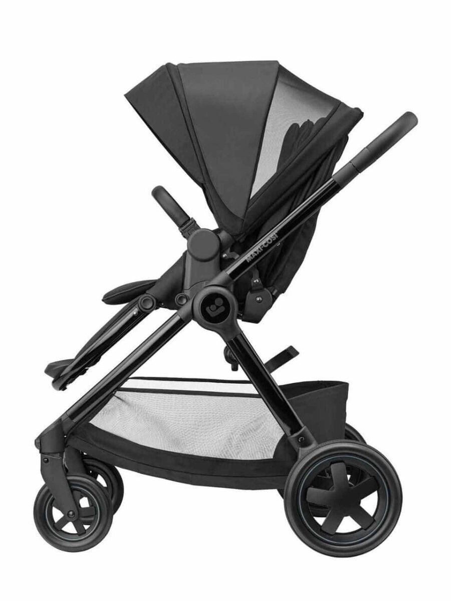 Maxi-cosi Adorra Luxe Baby Stroller Pushchair Shock Absorb Wheels Twillic Black Maxi-Cosi Mama's Joy