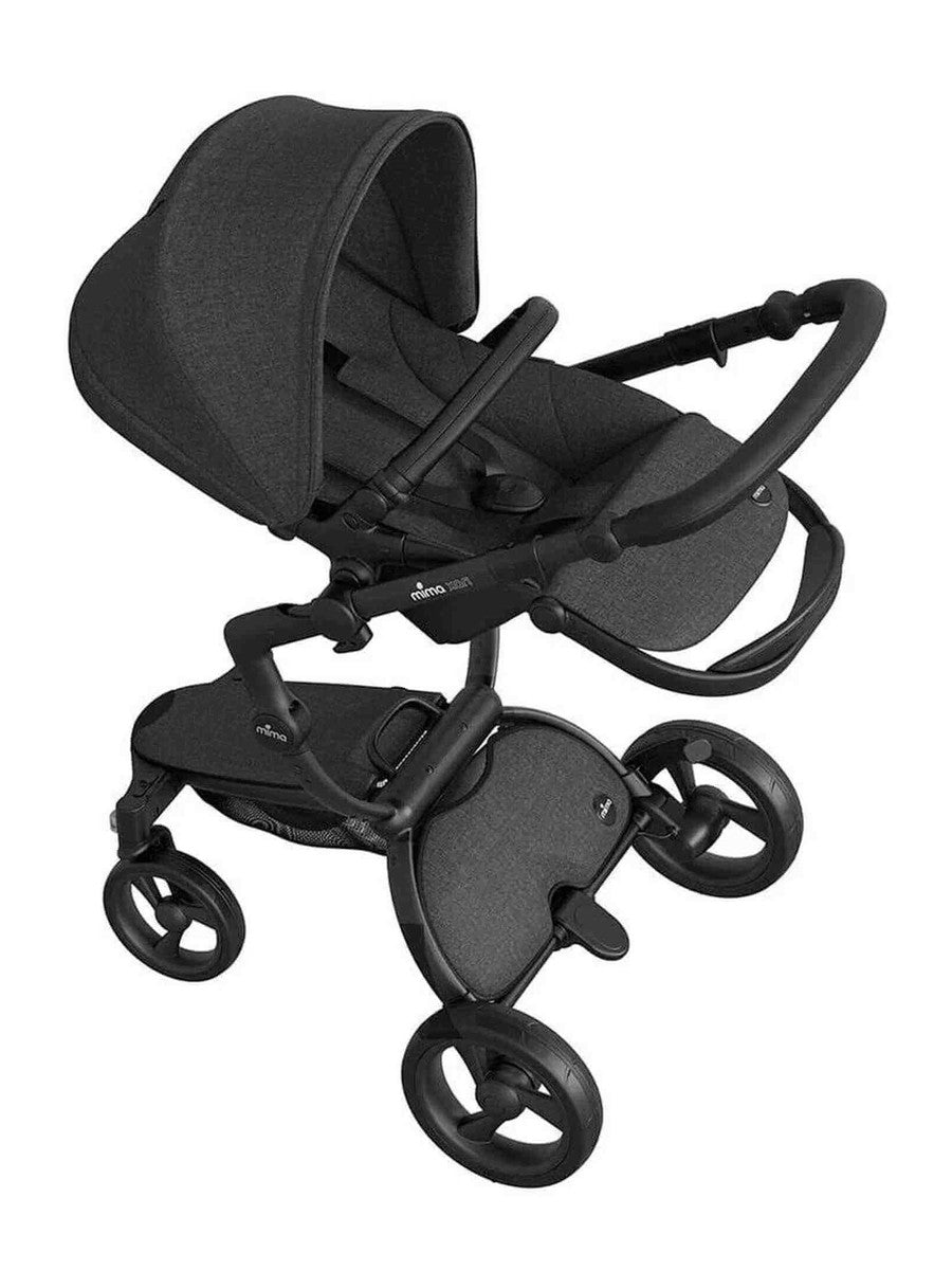 Mima Xari Sport Pushchair from Birth up to approx. 6 months up to 17kg, Charcoal Mimakids Mama's Joy