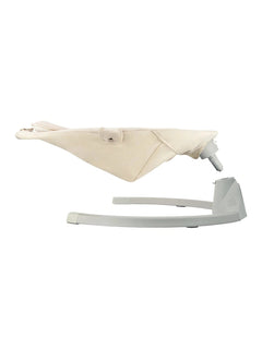 MoMi Kenani Baby Swing – Sand | Electric Rocker with Sounds 0–9kg MoMi Mama's Joy