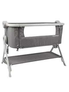 Mothercare Bedside Baby Crib-Grey Mothercare Mama's Joy