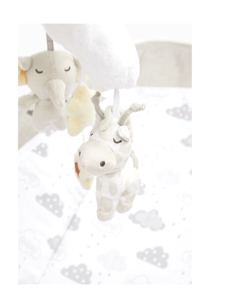Mothercare Grey Cloud Wooden Baby Rocker Swing Suitable Approx. up to 9 months Mothercare Mama's Joy