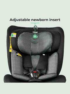 My Babiie 360 Spin Group 0+/1/2/3 i-Size Isofix Car Seat - Black Herringbone My Babiie Mama's Joy