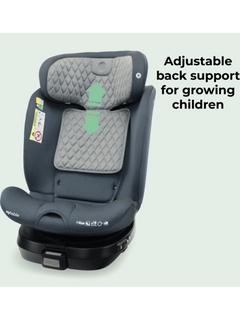 My Babiie 360 Spin Group 0+/1/2/3 i-Size Isofix Car Seat - Charcoal My Babiie Mama's Joy