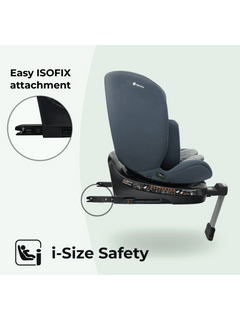 My Babiie 360 Spin Group 0+/1/2/3 i-Size Isofix Car Seat - Charcoal My Babiie Mama's Joy