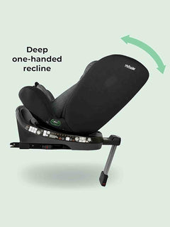 My Babiie 360 Spin Group 0+/1/2/3 i-Size Isofix Car Seat - Black Herringbone My Babiie Mama's Joy