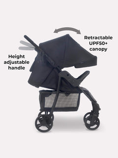 My Babiie MB30 Pushchair Stroller – from Birth to 4 Years 22kg Black & Grey My Babiie Mama's Joy