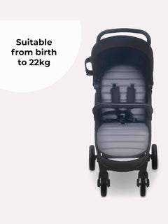 My Babiie MB30 Pushchair Stroller – from Birth to 4 Years 22kg Black & Grey My Babiie Mama's Joy