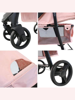 My Babiie MB30 Stroller - Pink Leopard My Babiie Mama's Joy