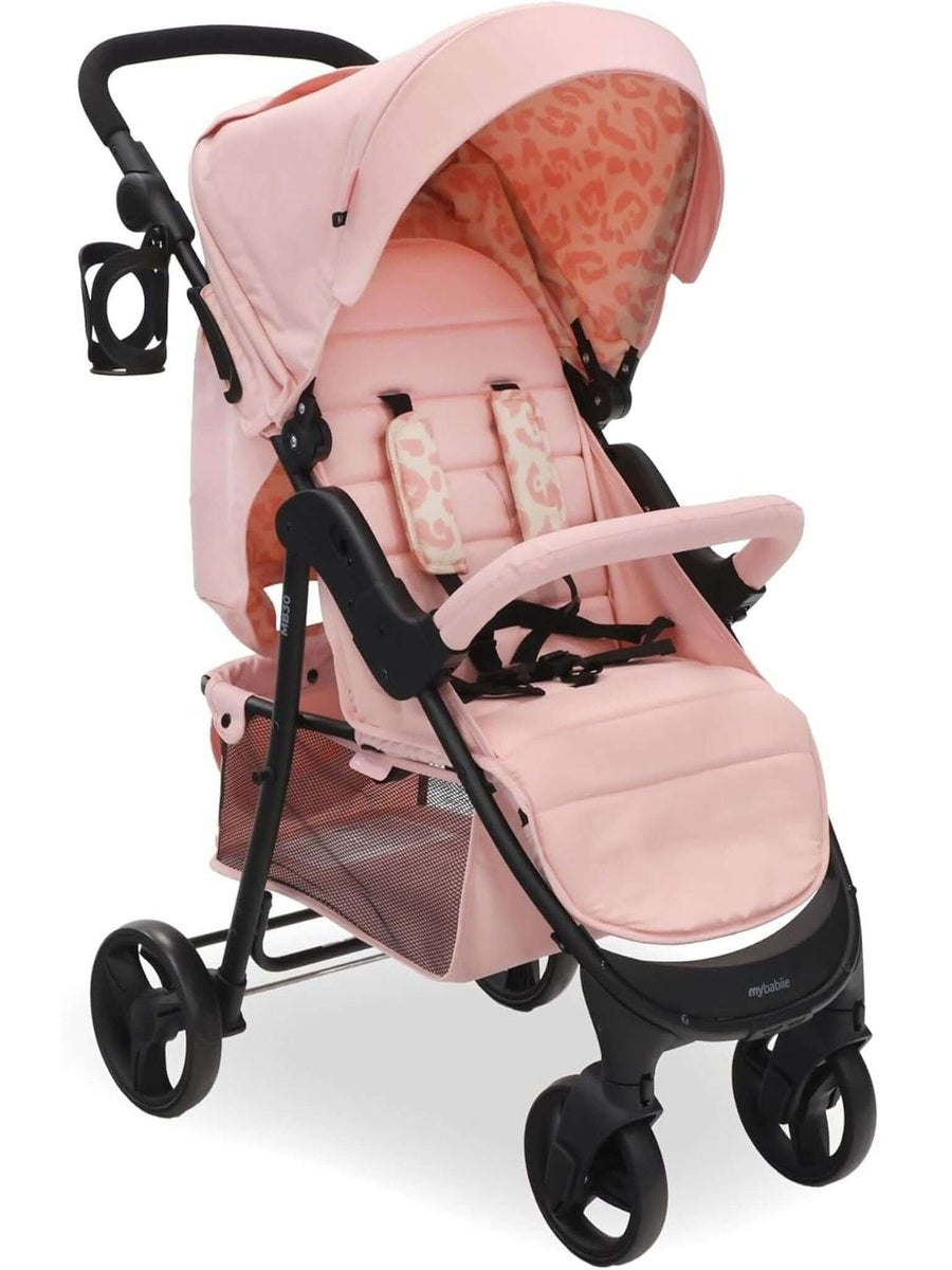 My Babiie MB30 Stroller - Pink Leopard My Babiie Mama's Joy