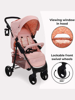 My Babiie MB30 Stroller - Pink Leopard My Babiie Mama's Joy