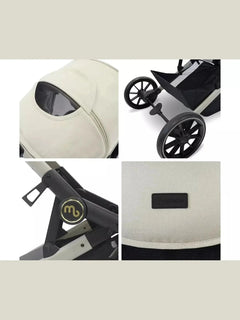 My Babiie MB33 Tandem Double Pushchair - Ivory My Babiie Mama's Joy