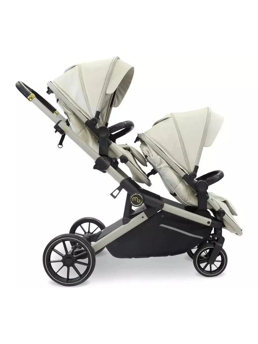 My Babiie MB33 Tandem Double Pushchair - Ivory My Babiie Mama's Joy