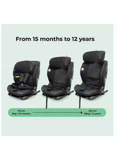 My Babiie MBCS123 i-Size 76-150cm Car Seat - Black MyBabiie Mama's Joy