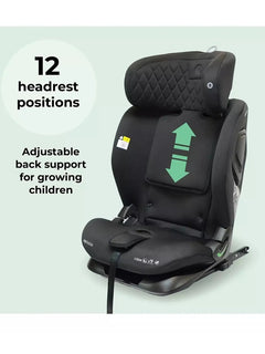 My Babiie MBCS123 i-Size 76-150cm Car Seat - Black MyBabiie Mama's Joy