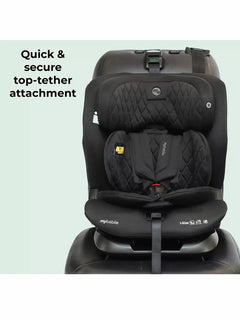 My Babiie MBCS123 i-Size 76-150cm Car Seat - Black MyBabiie Mama's Joy