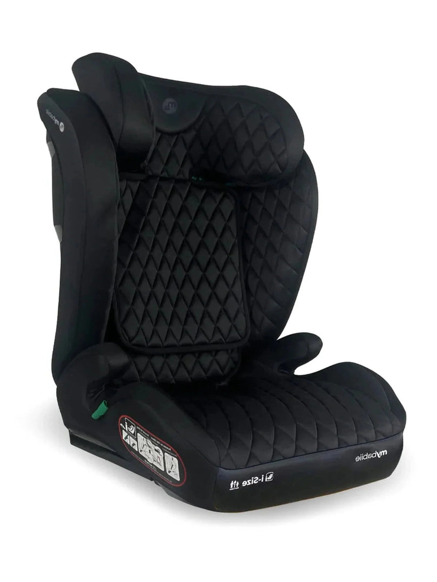 My Babiie MBCS23 High-Back Booster Lite R129 Car Seat – Quilted Black My Babiie Mama's Joy