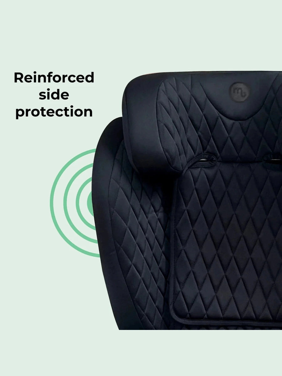 My Babiie MBCS23 High-Back Booster Lite R129 Car Seat – Quilted Black My Babiie Mama's Joy